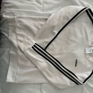 White adidas sweater